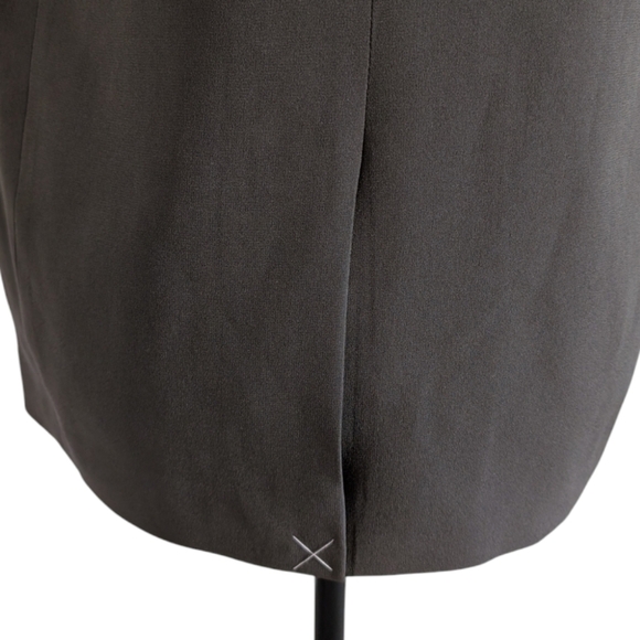 Aritzia Babaton Expert Vest Dark Academia Women XS Office Quiet Luxury 90s Olive - Picture 8 of 11